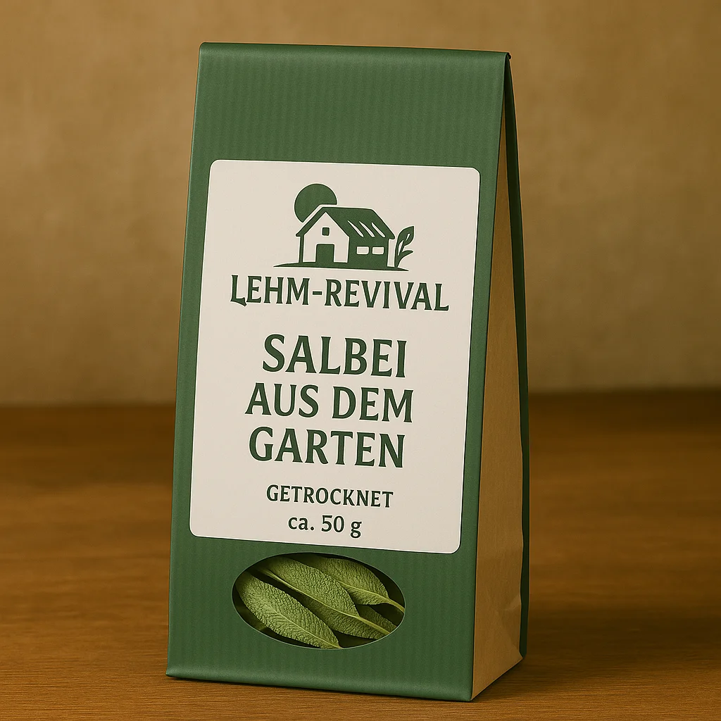 Lehm-Revival_Salbeiblätter aus dem Garten