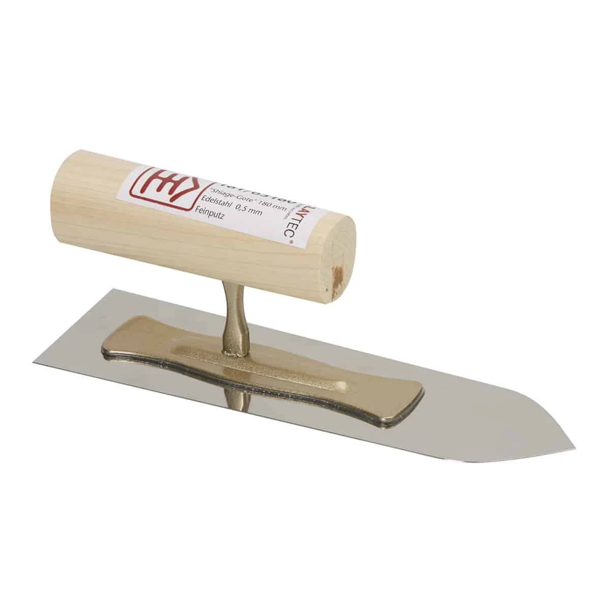 ClayTec Feinputzkelle Gratsteg SHIAGE-GOTE – ökologischer Baustoff von Lehm-Revival