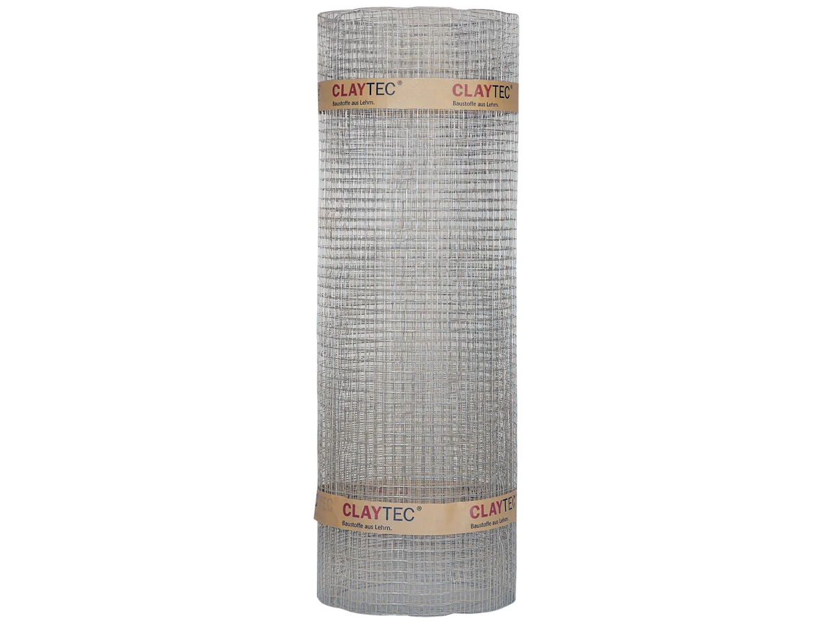 ClayTec Spezial-Putztraegergewebe Edelstahl Rolle B=1m – ökologischer Baustoff von Lehm-Revival