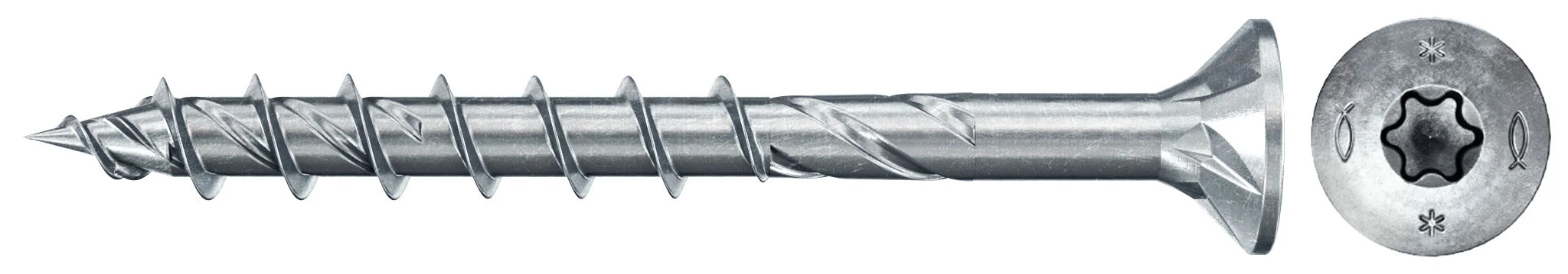 fischer PowerFast II CTP Senkkopf TX30 Teilgewinde, ökologischer Baustoff von Lehm-Revival
