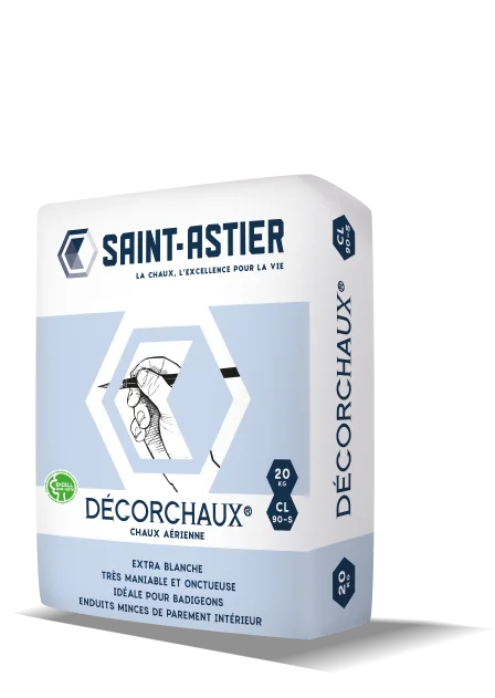 Saint-Astier® Decorchaux CL 90, Der Weiße, ökologischer Baustoff von Lehm-Revival