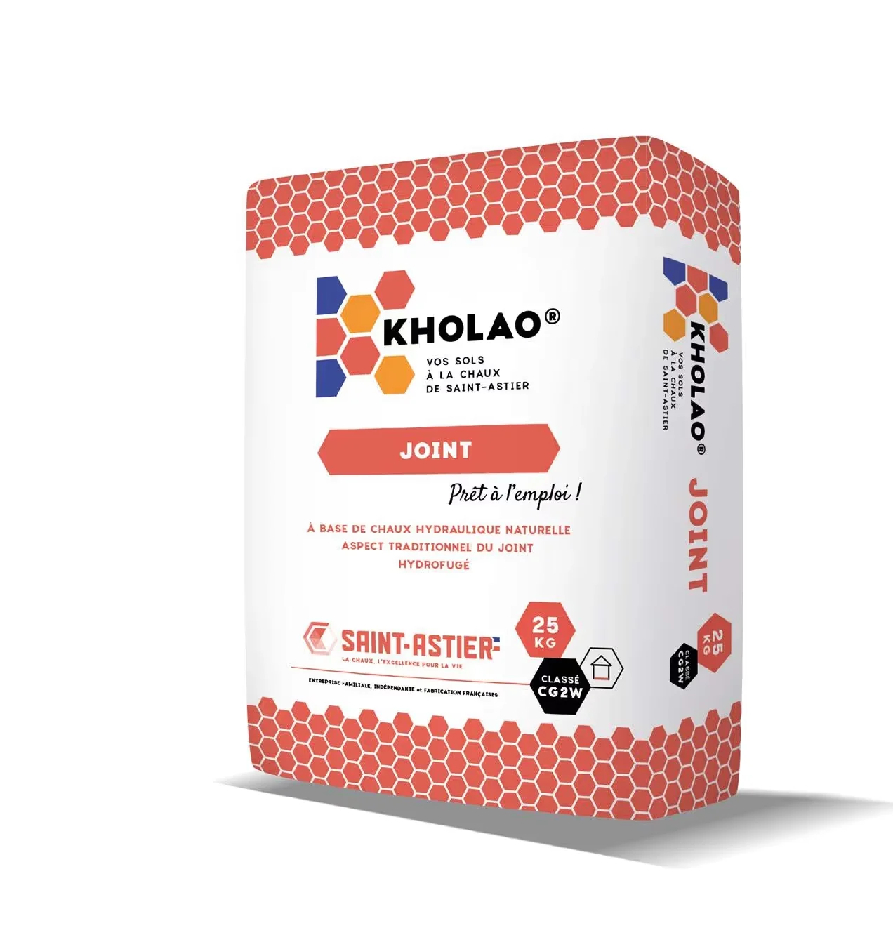 Saint-Astier® KHOLAO® Joint, ökologischer Baustoff von Lehm-Revival