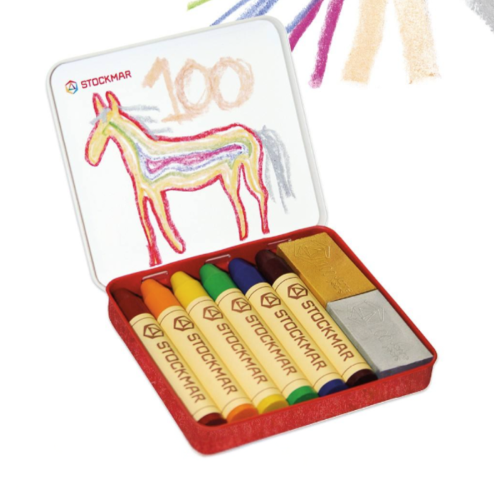 Stockmar Regenbogen Edition 8 Farben – ökologischer Baustoff von Lehm-Revival