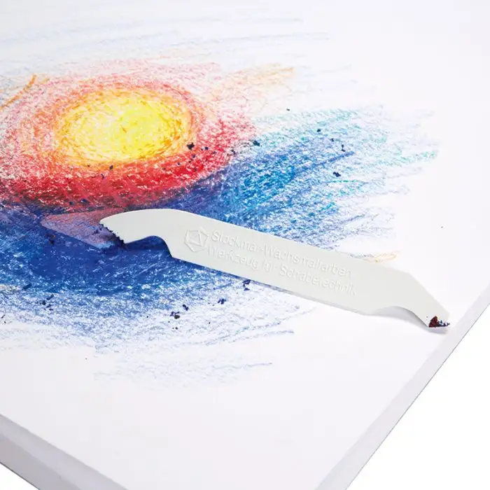 Stockmar Schaber für Wachsmalfarben – ökologischer Baustoff von Lehm-Revival