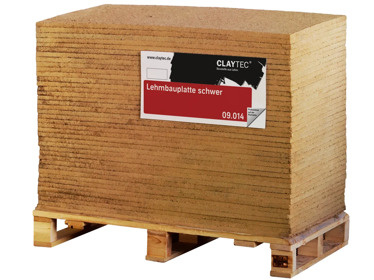 ClayTec Lehmbauplatte schwer LEMIX D16 – ökologischer Baustoff von Lehm-Revival