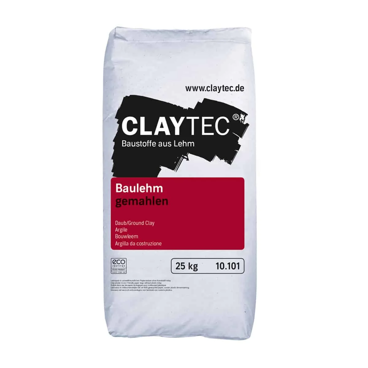 ClayTec Baulehm gemahlen – ökologischer Baustoff von Lehm-Revival