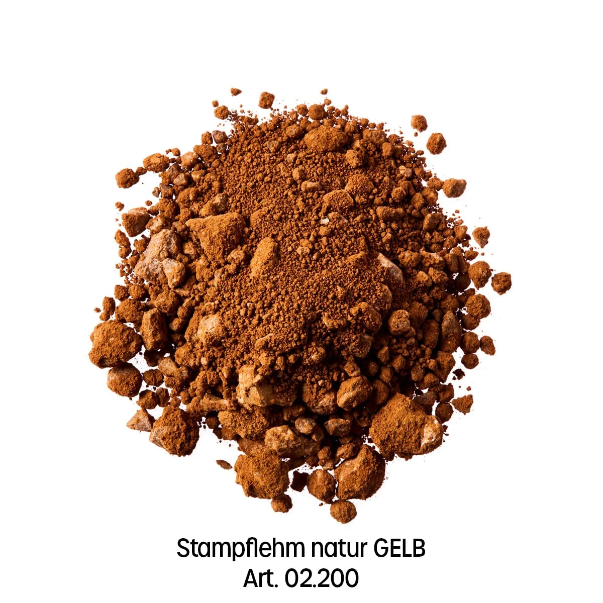 ClayTec Stampflehm natur-GELB 1,0t Big-Bag – ökologischer Baustoff von Lehm-Revival