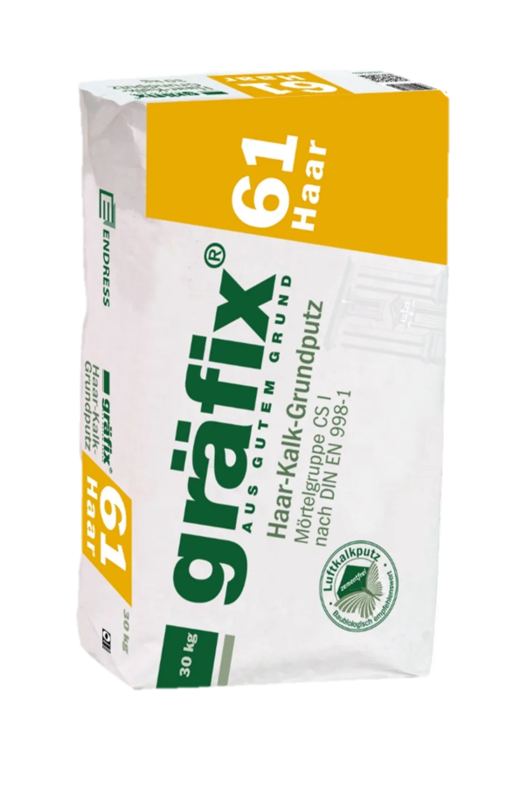 Gräfix 61 Kalk-Grundputz HAAR GROB 30kg – ökologischer Baustoff von Lehm-Revival