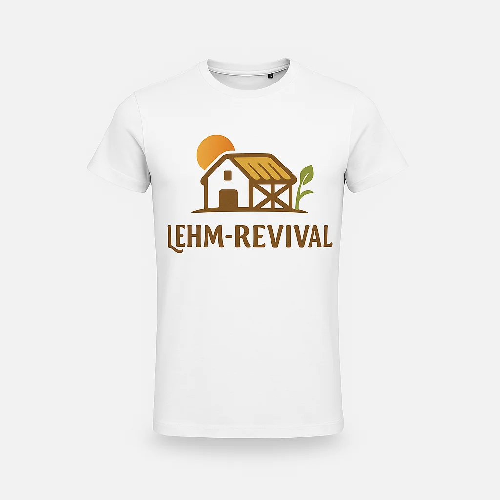 Lehm-Revival_T-Shirt Lehm-Revival Biobaumwolle Herren