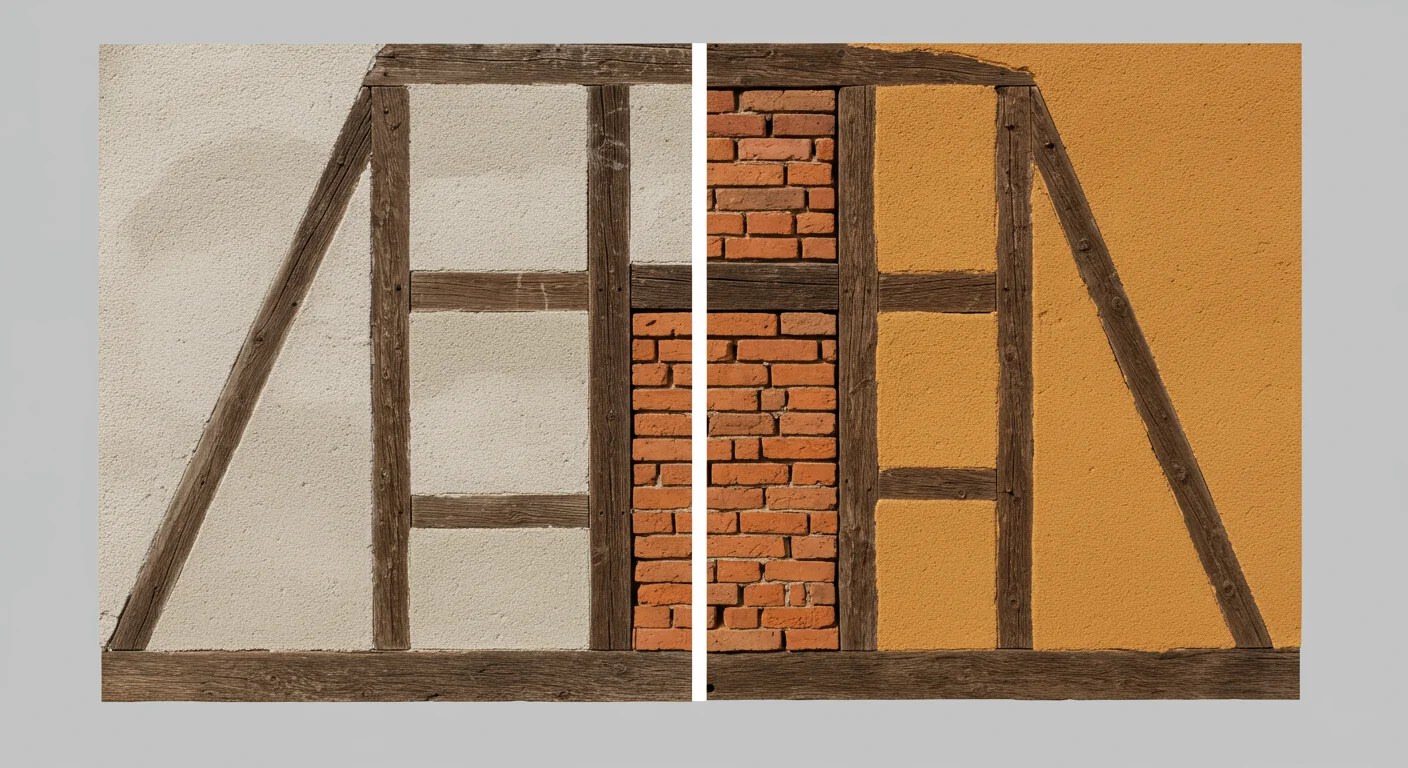 Fachwerk Wandaufbau: Schichten, Materialien und Aufbau komplett erklärt