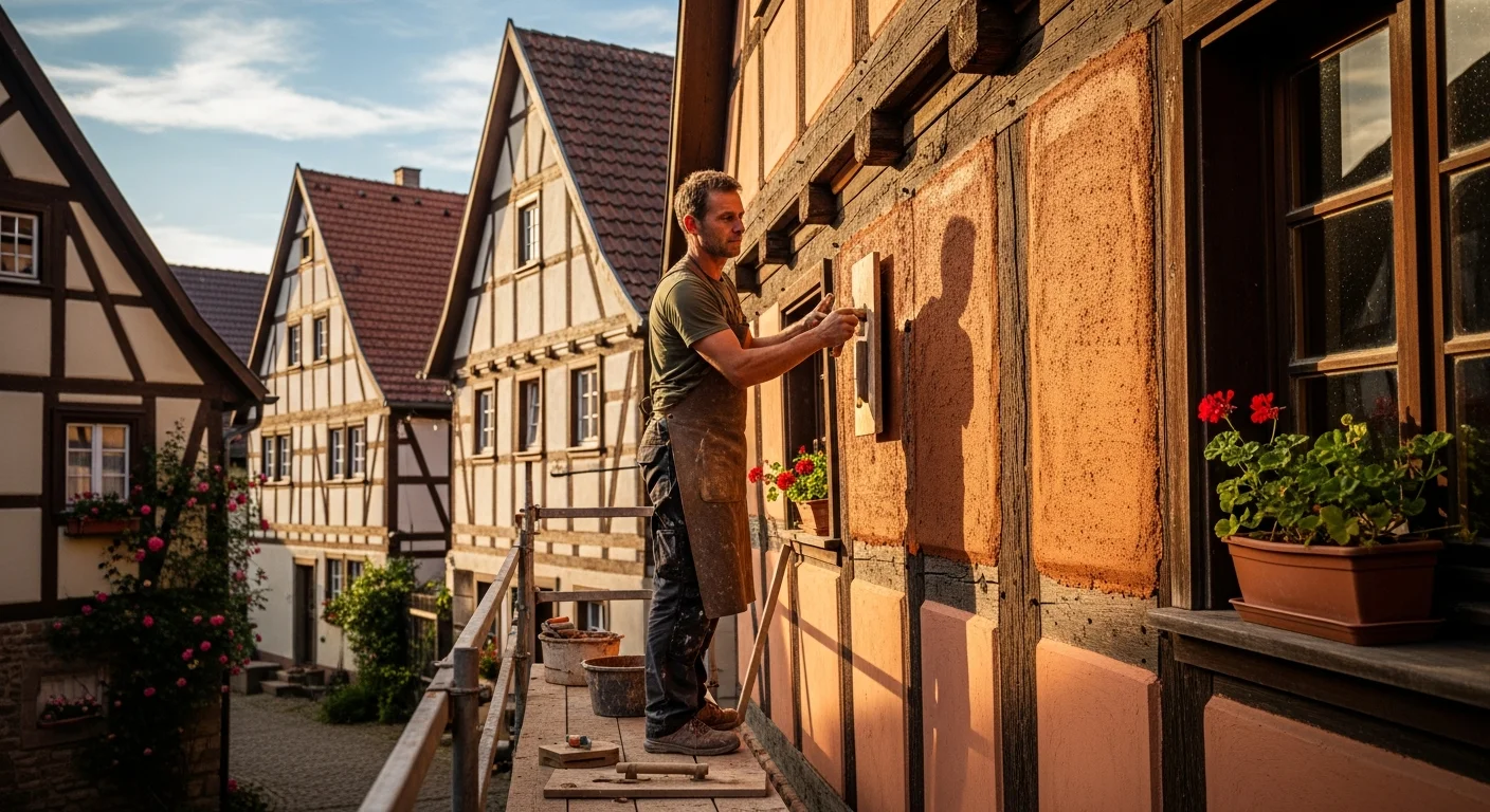 Fachwerk sanieren mit Lehm: Schritt für Schritt zur gesunden Fachwerkwand