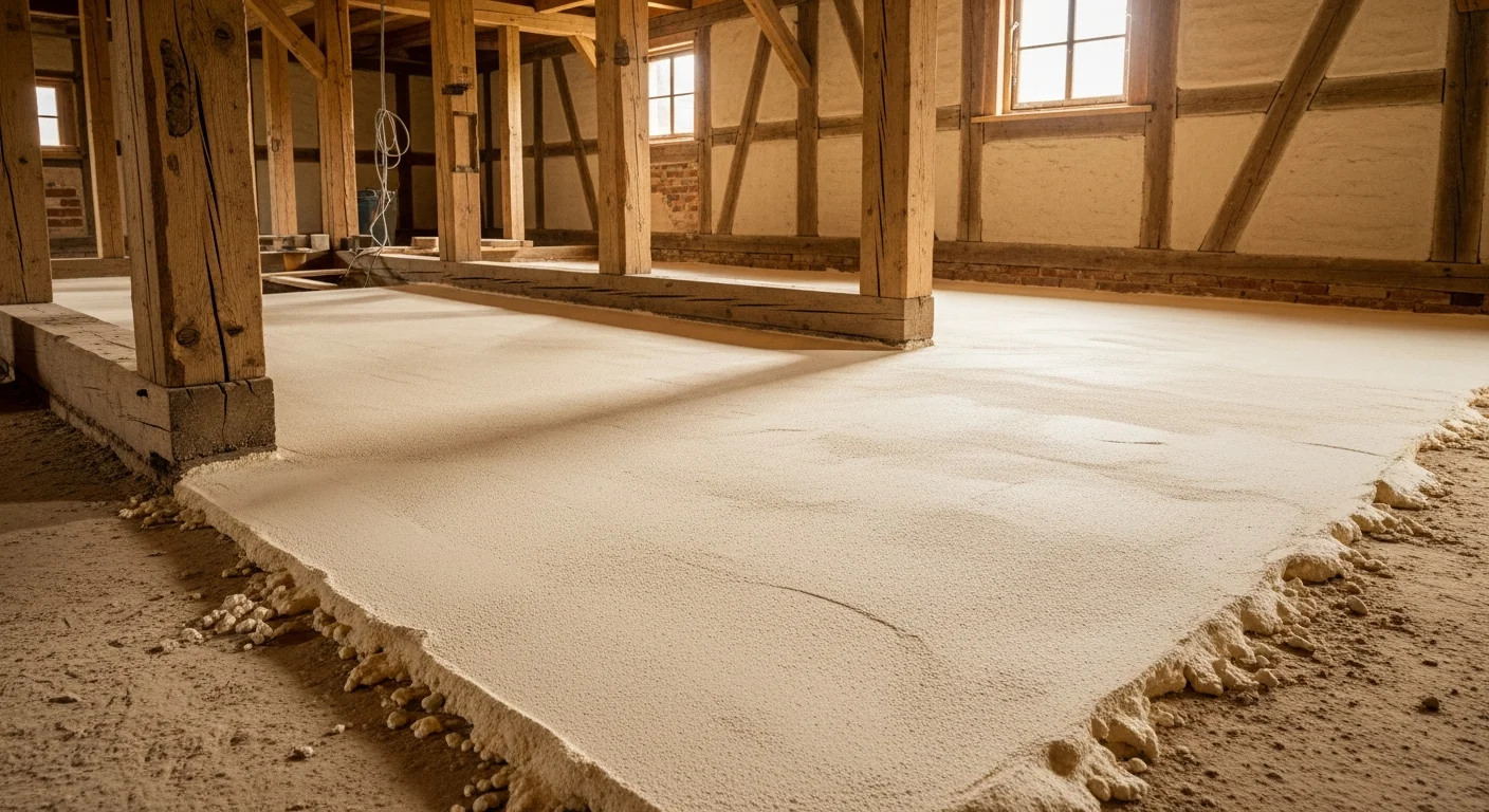 Kalkestrich im Fachwerkhaus – Planung und fachgerechte Ausführung auf Sandboden