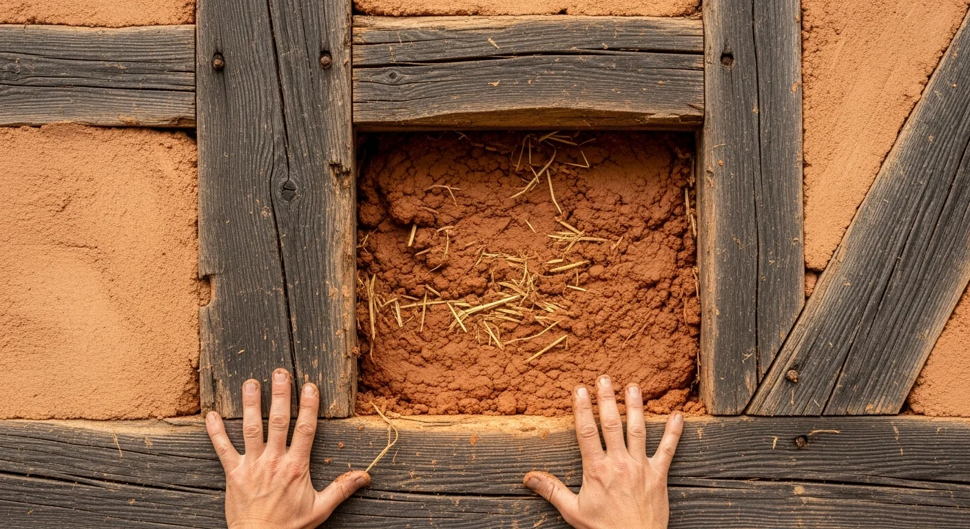 Lehm im Fachwerk: Ausfachung, Putz und Sanierung