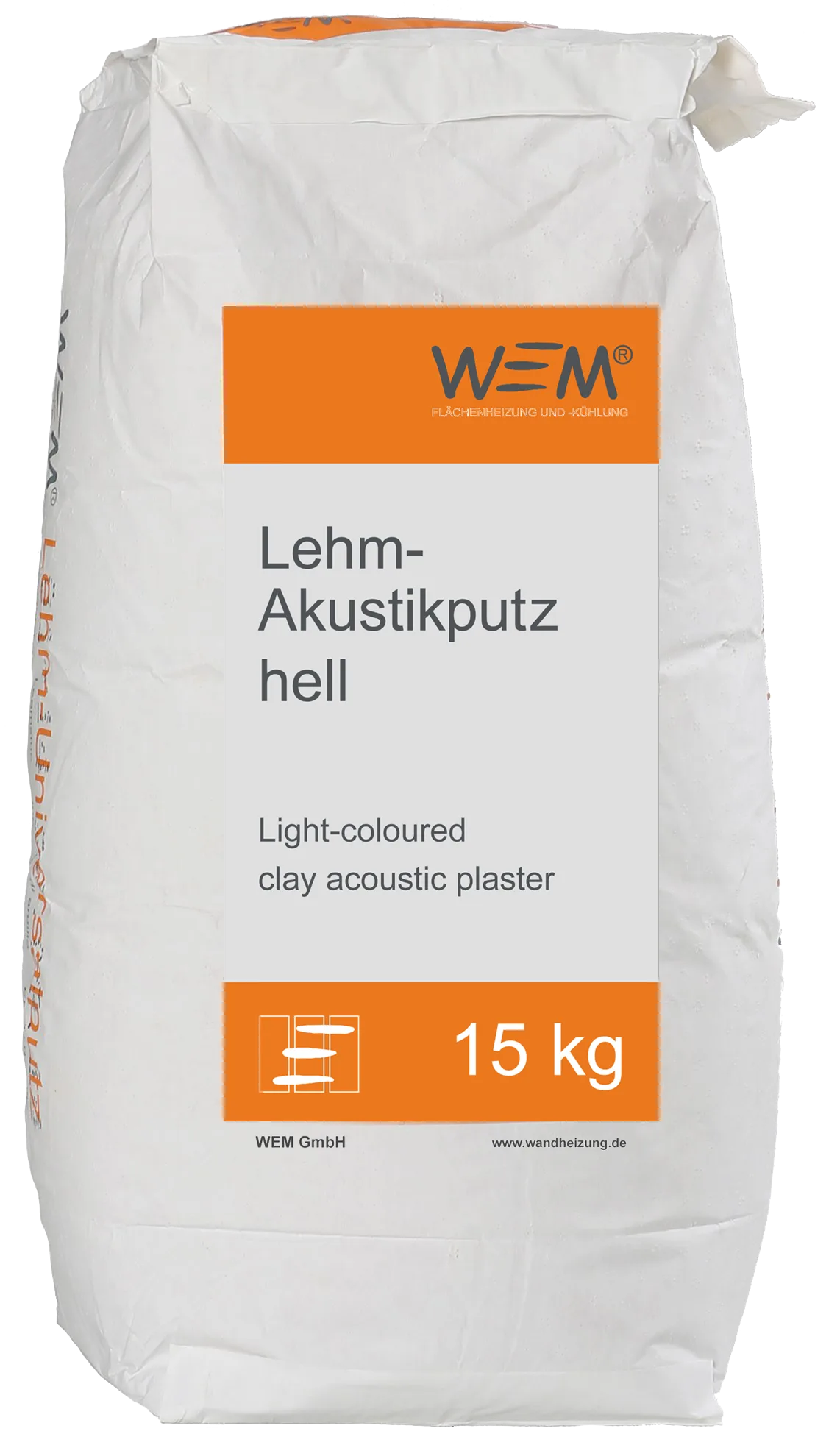 WEM Lehm-Akustikputz hell von Lehm-Revival
