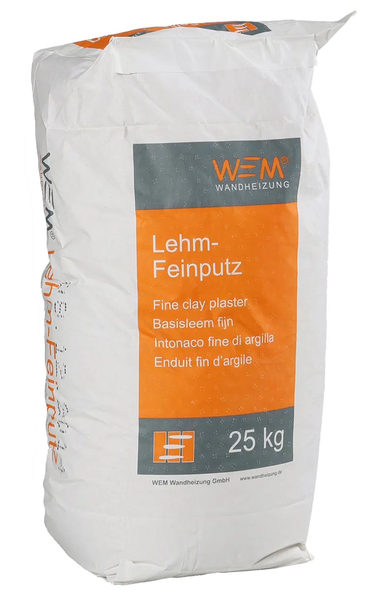 WEM Lehm-Feinputz von Lehm-Revival
